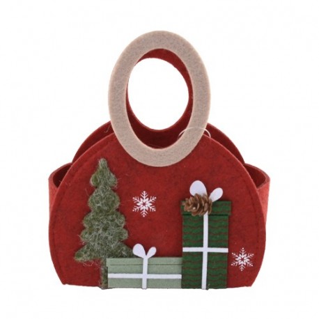 BORSA 15X7,5XH18CM ROSSO  - DS 49093B