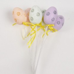 UOVA SU PICK/6PZ IN POLY COLORI MISTI  -