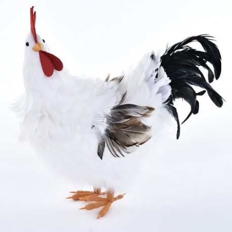 GALLO 20X38X34CM BIANCO  - DS 45169