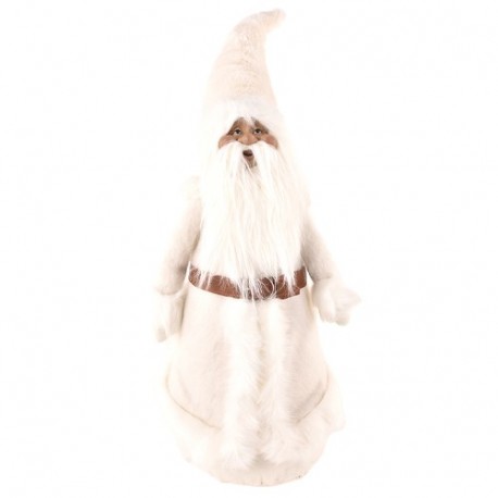 BABBO NATALE H78CM BIANCO  - DS 24704A