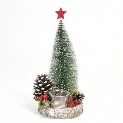 PORTA CANDELA DIA17XH33CM SOST  - DS