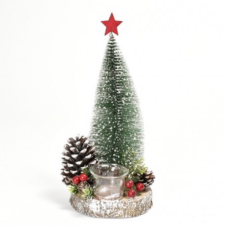 PORTA CANDELA DIA17XH33CM SOST  - DS