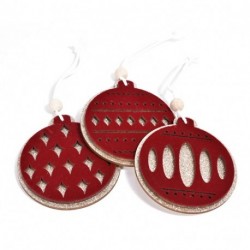 PALLINA DI LEGNO H8,5CM/3PZ  - DS 43678