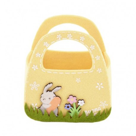 BORSA DI FELTRO 12X7X13CM  - DS 27591B