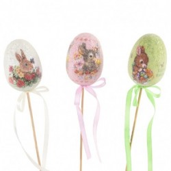 UOVA 7,5CM/6PZ CON FIOCCO  - DS 28353