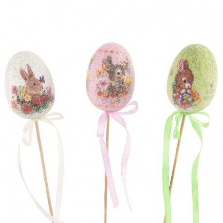 UOVA 7,5CM/6PZ CON FIOCCO  - DS 28353