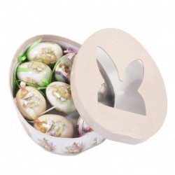 UOVA 7,5CM/8PZ CON FIOCCO  - DS 28195