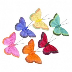 FARFALLA SU CLIP 9,5CM /12PZ  - DS 27704