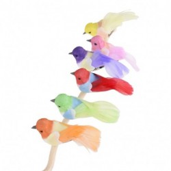 UCCELLO SU CLIP 8CM /12PZ  - DS 27973