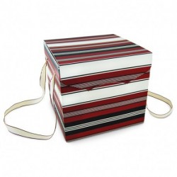 SCATOLA PORTA PANETTONE 200X200X180 ELEG