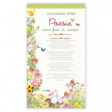 CAL POESIE COME FIORI CAMPO 2026 19X34
