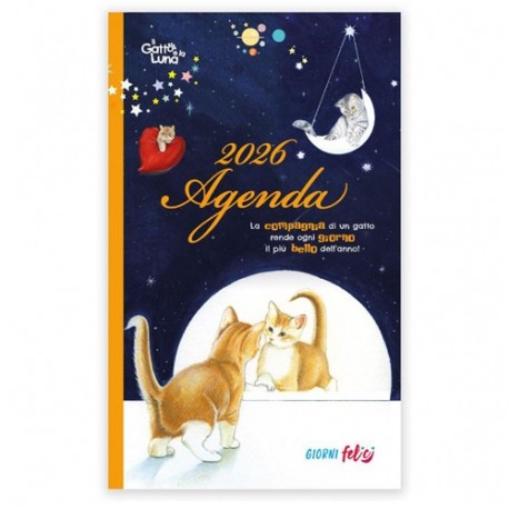 AGENDA 2026 BROSSURA IL GATTO E LA LUNA