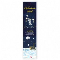 CAL PICCOLO GATTO E LUNA 2026 7X29,7  -
