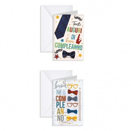 BIGLIETTO COMPLEANNO MASCHILE