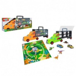 CAMION C/VEICOLI E DINOSAURI 6PZ  -