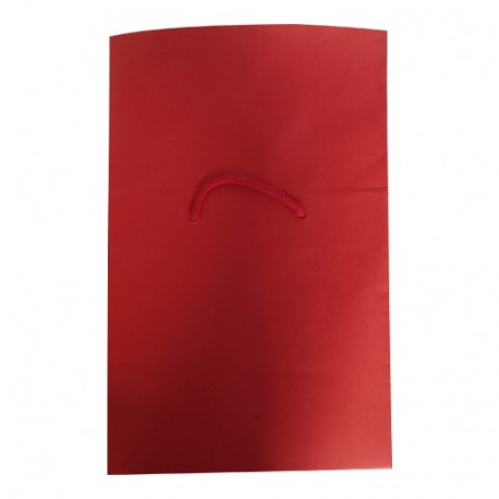 SHOPPER T/U 25X25X25 ALIMENTARE ROSSO