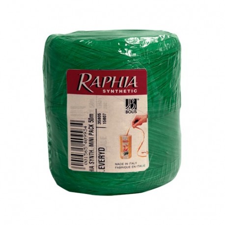 NASTRO RAFIA 50M VERDE PRATO
