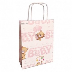BASIC-SHOPPER 100% BABY ROSA