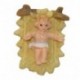 GESU' BAMBINO IN CULLA CM 3X2 -
