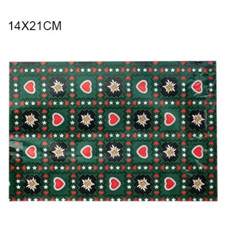 SACCHETTI 14X21CM TIROLESE 2KG F/VERDE