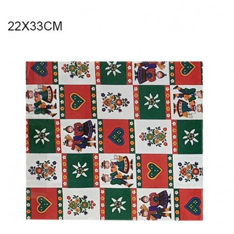 SACCHETTI 22X33CM QUADRI 2KG CHIARI