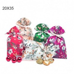 BUSTA REGALO 20X35 W H I T E  CHRISTMAS