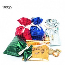 BUSTA REGALO 16X25 SHINY SQUARE ASS  -