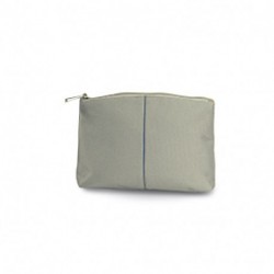 POCHETTE IN TEMPO 21X15 IN TELA GRIGIO