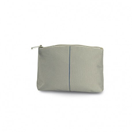 POCHETTE IN TEMPO 21X15 IN TELA GRIGIO