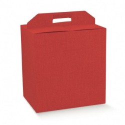 SCATOLA PAN+BOT  330X250X350 LINO ROSSO