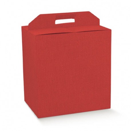 SCATOLA PAN+BOT  330X250X350 LINO ROSSO