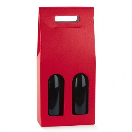 SCATOLA 2 BOTTIGLIE 180X90X385MM FIBRA R