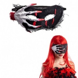 MASCHERA IN PLASTICA CON TESSUTO GARZA E