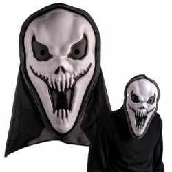 MASCHERA FANTASMA IN PLASTICA CON CAPPUC