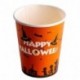 6 BICCHIERI IN CARTA HALLOWEEN ARANCIONI