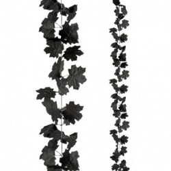 FILZA FLOREALE CON FOGLIE NERE L.CM.175