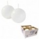 CANDELA SFERA MM80 VASS. 4PZ. BIANCO  -