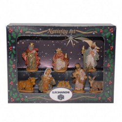 NATIVITA' CM 06 SCATOLA VETRINA SET 8