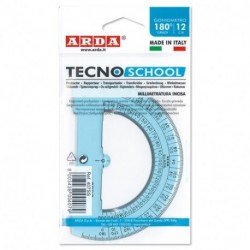 GONIOMETRO 180/12CM TECNOSCHOOL SS  -