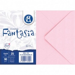 BUSTE 12X18 ROSA  25PZ. IN BL.