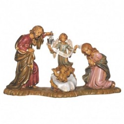 FIGURA CM 10 CAPANNA CON NATIVITA' -