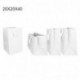 SHOPPER IN CARTA T/U 20X20X40 BIANCA  -
