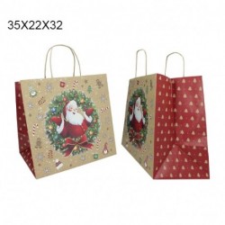 SHOPPER IN CARTA 35X22X32 NATALE  - BIG