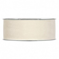 NASTRO DOUBLE VELVET MM40X7MT LIGHT CREA