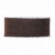 NASTRO DOUBLE VELVET MM40X7MT DARK BROWN