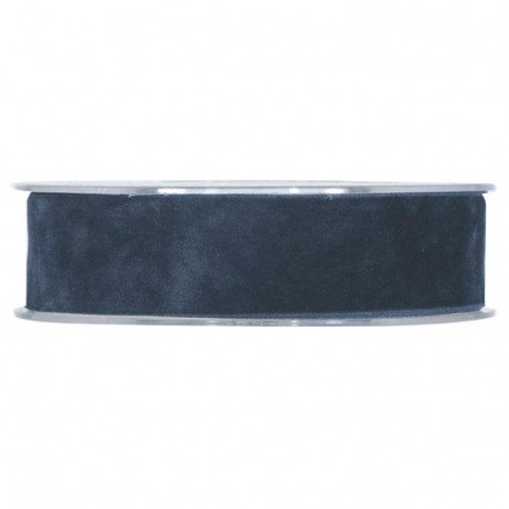 NASTRO DOUBLE VELVET MM25X7MT BLUE  -