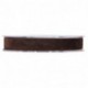 NASTRO DOUBLE VELVET MM15X7MT DARK BROWN
