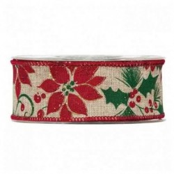 NASTRO STELLA NATALE MM40X10MT  - 4273G
