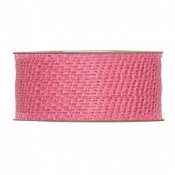 NASTRO JUTA MM40X9MT ROSA  - 4302G 03
