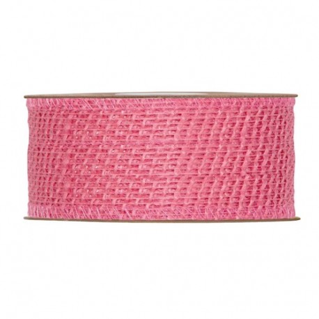 NASTRO JUTA MM40X9MT ROSA  - 4302G 03
